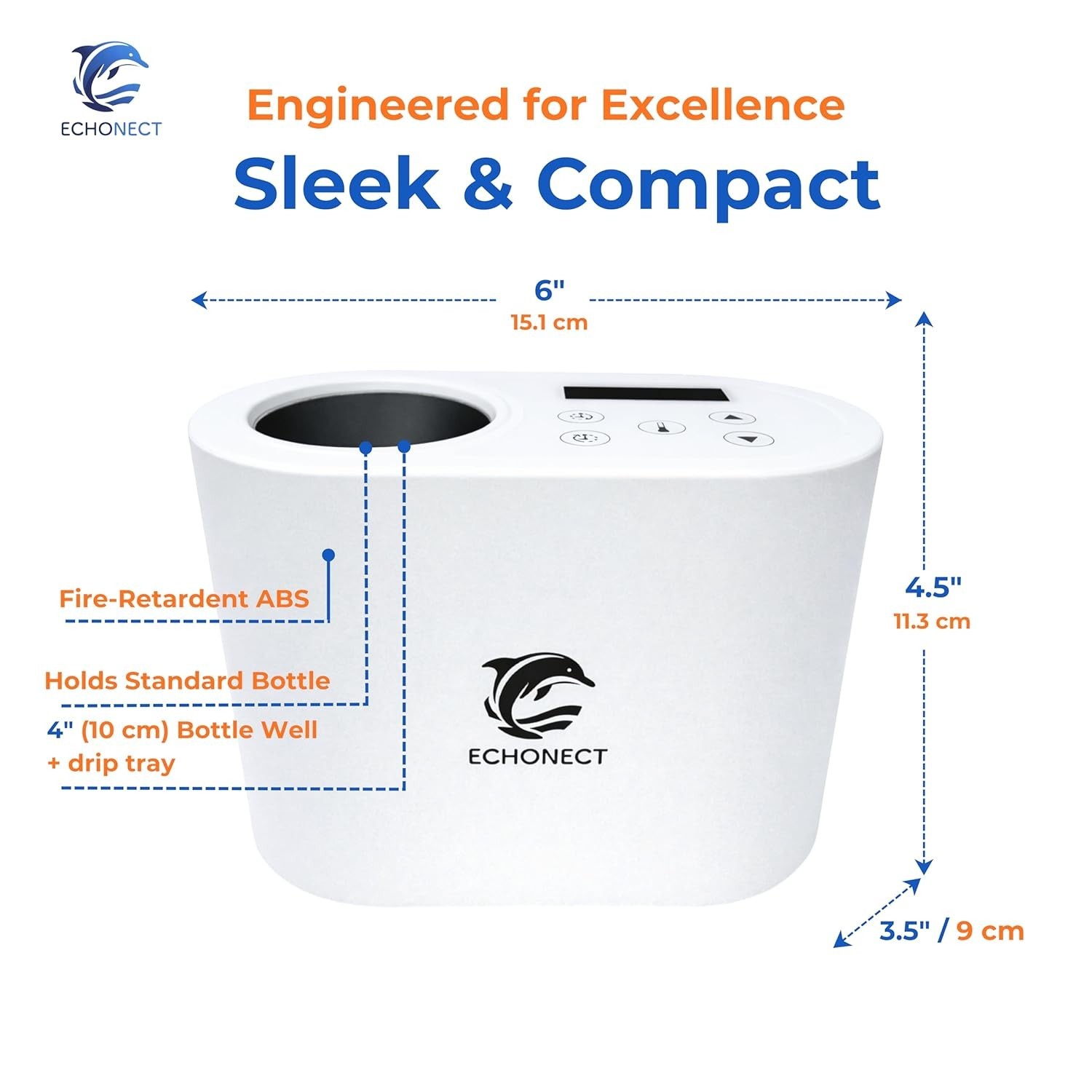 Ultrasound Gel Warmer Lite, Digital Temperature Control, Standard Bottle