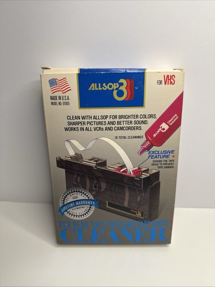 VHS Head Cleaner Also