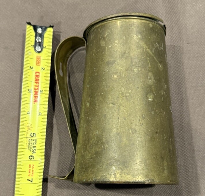 Vintage Cape Cod Shop Brass Smudge Pot Fire Starter