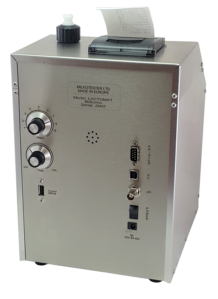 Milk analyzer Lactomat BiSonic + internal printer + pH probe, Lab Equipment