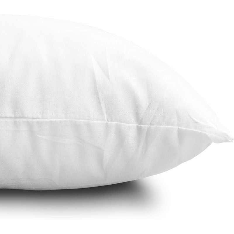 Microfiber Polyester Throw Pillow Insert 26x26 Machine Washable Fluffy 4 Count