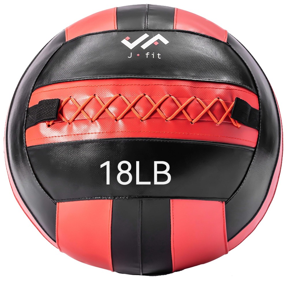 Wall Ball, Red/Black, 18 LB