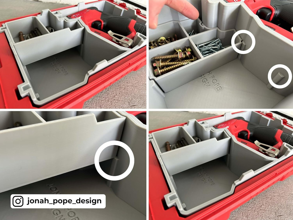 Jonah Pope Design 3D Printed Insert Designed for M12 Installation Driver and Pac