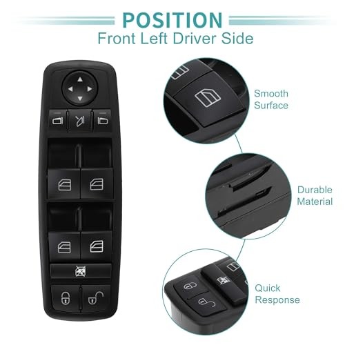 Front Left Driver Side Power Window Switch Window Control Switch Fit for