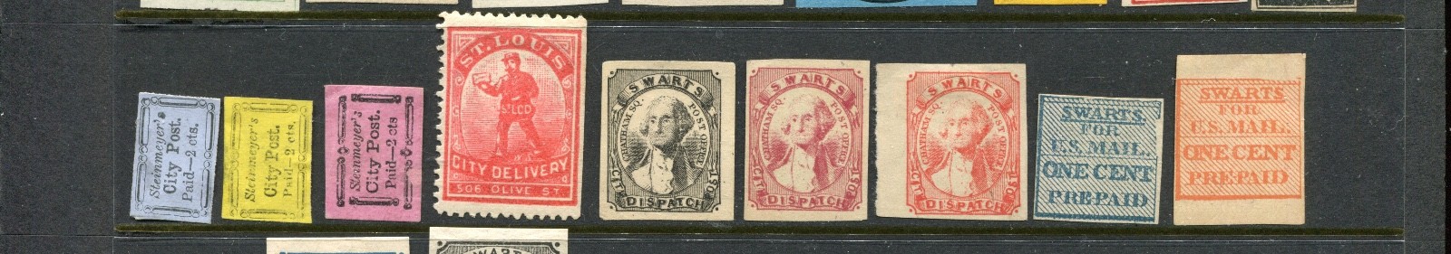 Lot of 62 Local Stamps Bogus & Forgery & Reprint & More BX6912