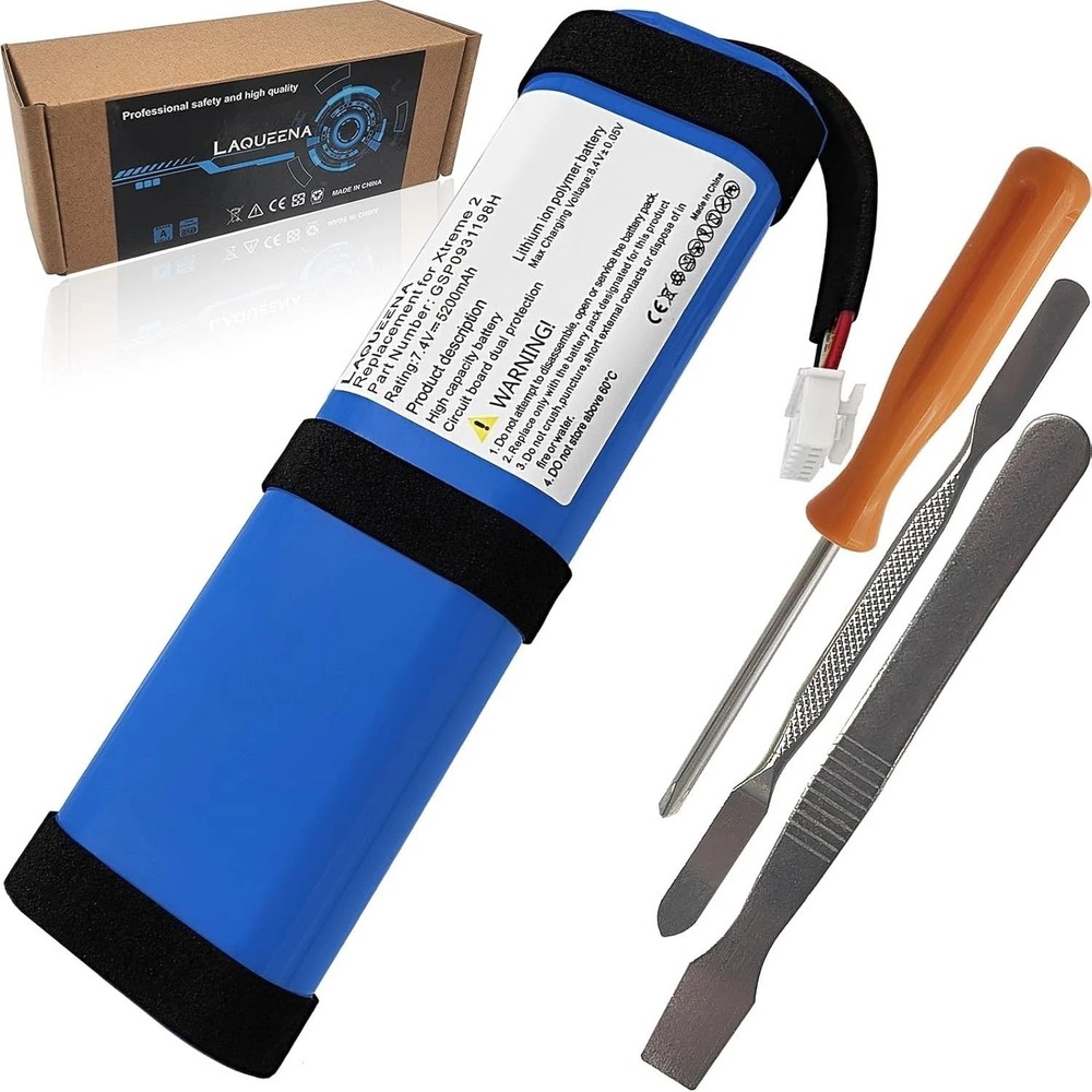 5200mAh Battery + Tools for Xtreme 2 Bluetooth Speaker