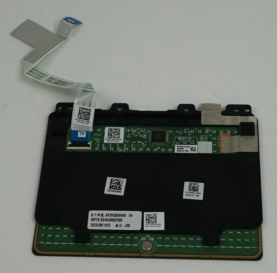 Dell J02K6 Alienware M17 R3 Black Touchpad Mouse Module with Cable Components