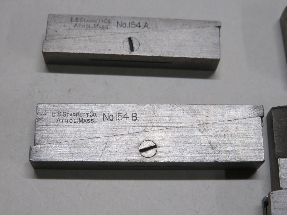 Starrett Adjustable Parallel Set 154 A-D