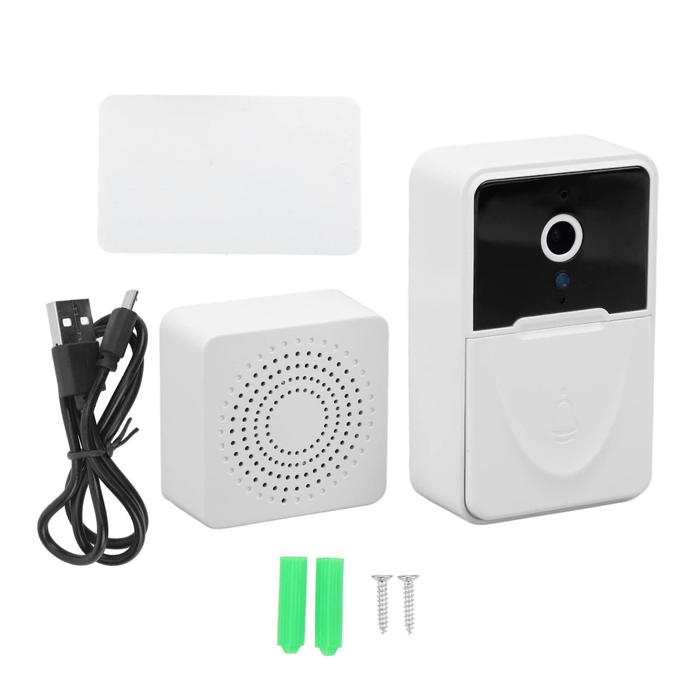 Wireless WiFi Video Doorbell Camera Two Way Audio Intercom Cloud Storage Set