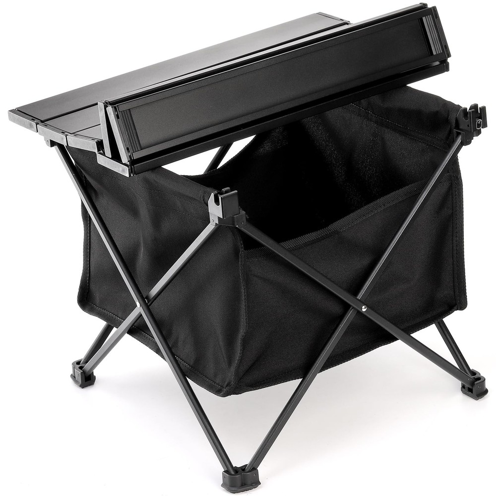 Folding Camping Table with Storage Bag, Small Beach Side Table, Portable Coll...