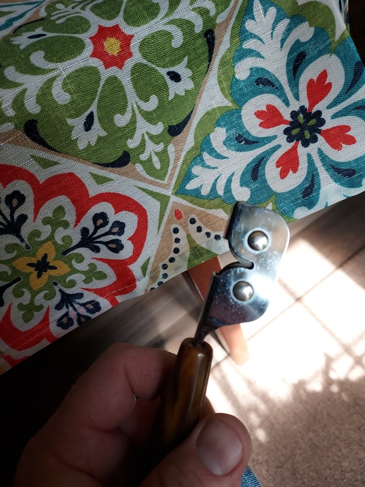 Vintage Pull-Through Hand-Held Knife Sharpener Bakelite Handled