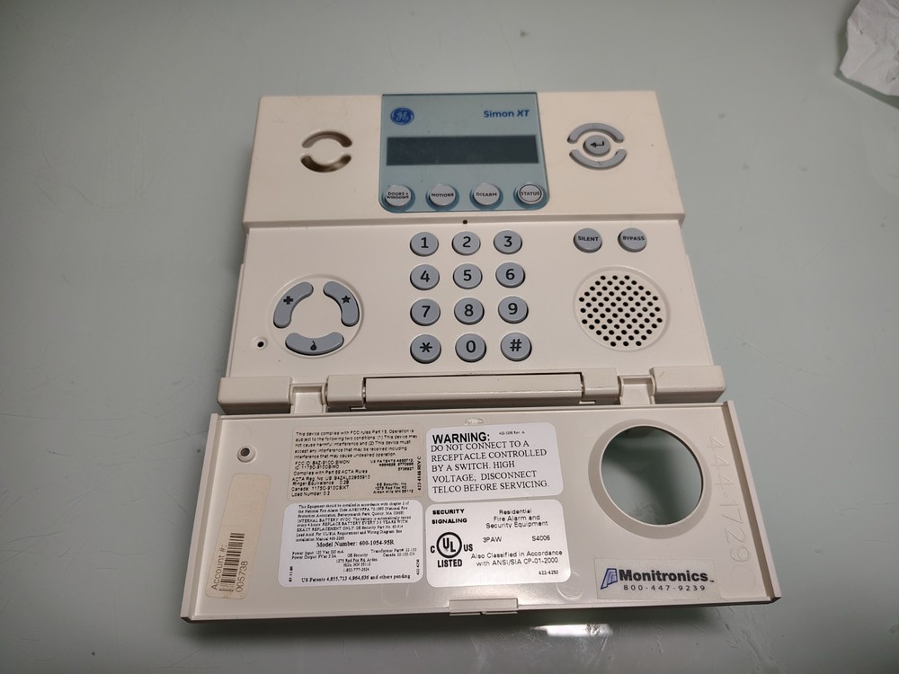 GE Simon XT 600-1054-95R Wireless Home Security System ONLY