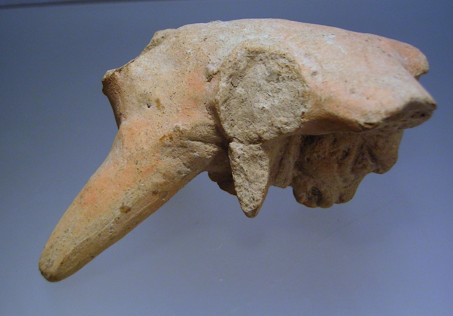 Pre Columbian Mayan Jaguar Pottery Fragment