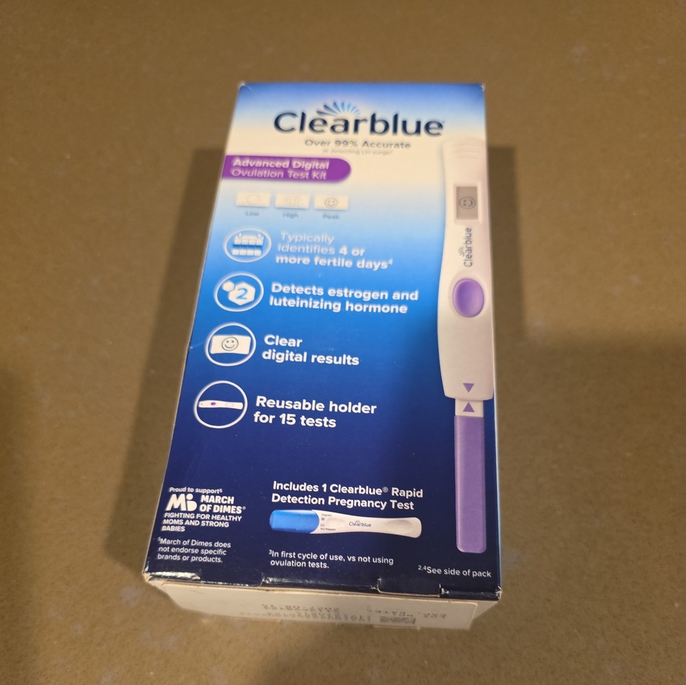 Clearblue Advanced Digital Ovulation Test Home LH Ovulation Test Kit