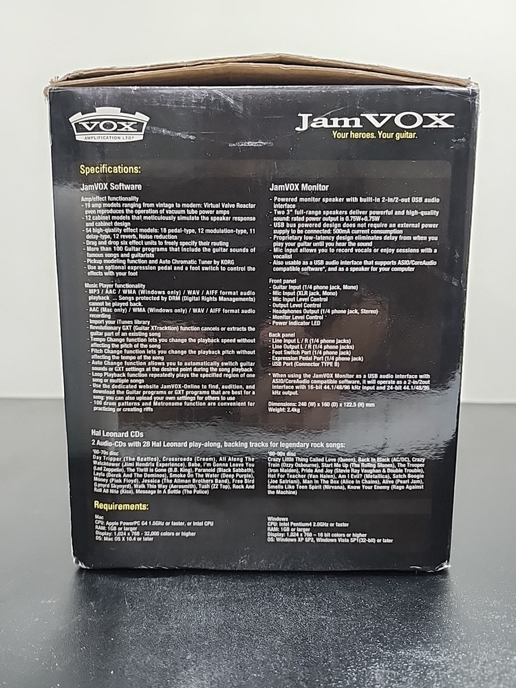 Vox JamVOX Computer Guitar Interface System