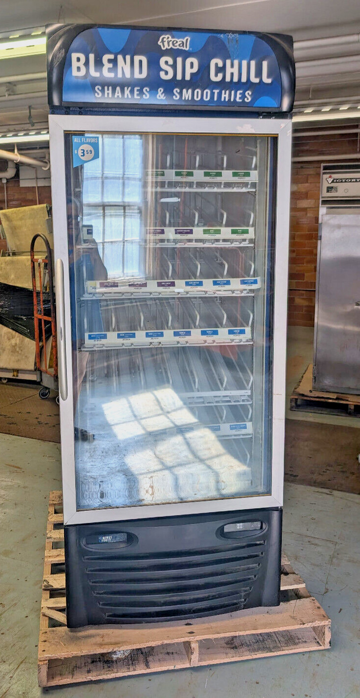 Minus Forty Glass Door Freezer, Merchandiser, Adjustable Shelves, F'REAL