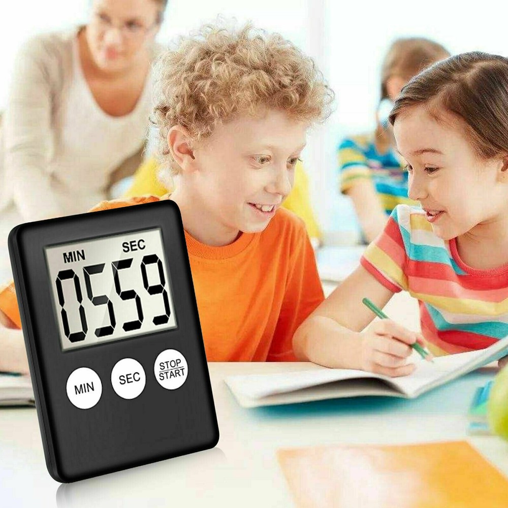 Large LCD Digital Kitchen Cooking Timer Count-Down Up Clock Loud Alarm Magnetic