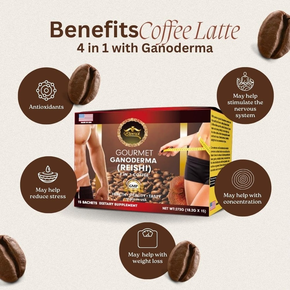 CAFÉ GANODERMA (REISHI) 4 in 1 Coffee ETERNAL