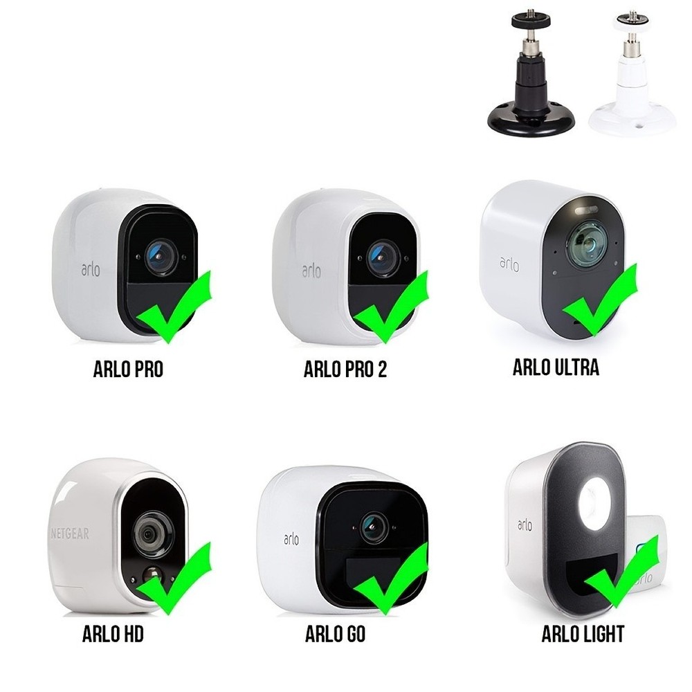 Wall Mount for Ring/Arlo/Wyze Security Camera, 360° Swivel Adjustable Bracket