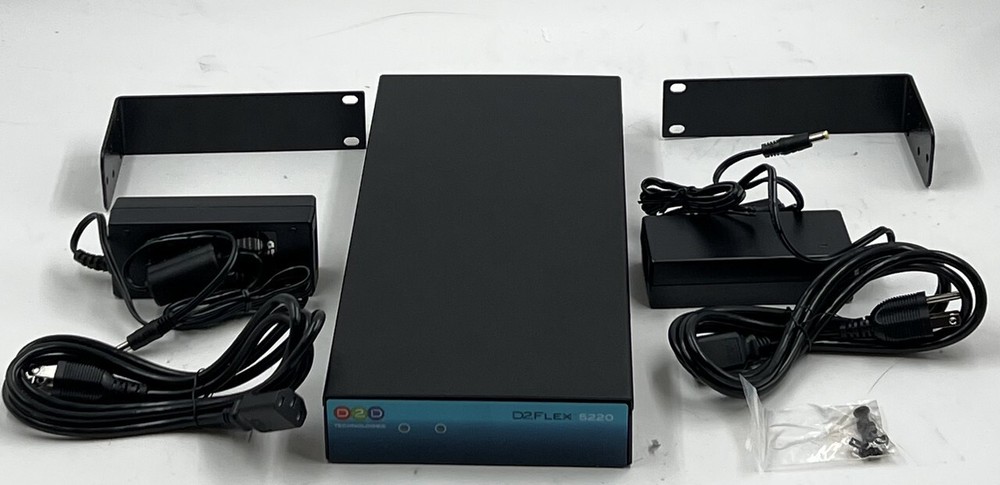 D2D TECHNOLOGIES D2FLEX 5220 IP/ASI MULTIPLEXING GATEWAY VIDEO EDITING