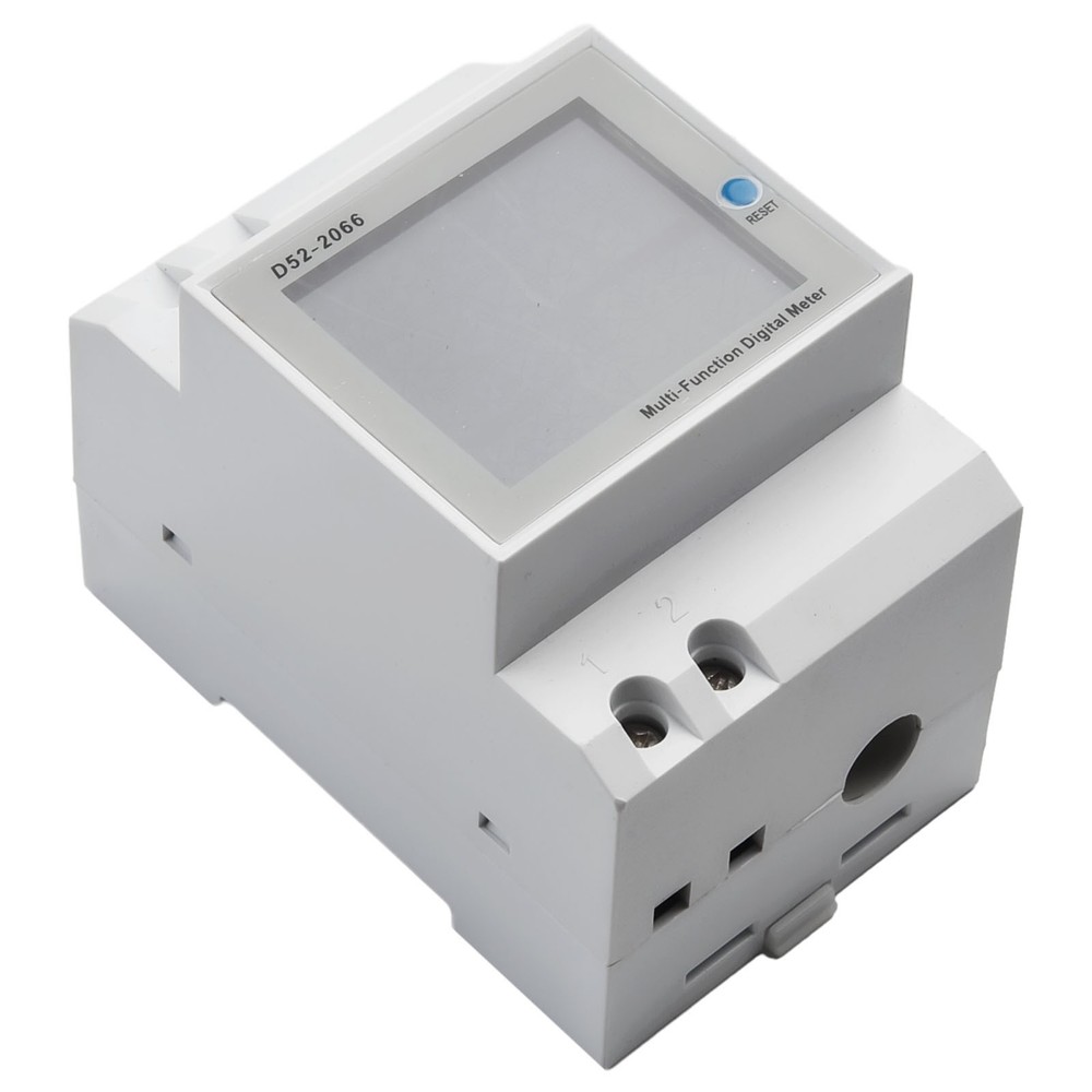 High Precision 100A DIN Rail AC Power Meter With Integrated Current Transformer