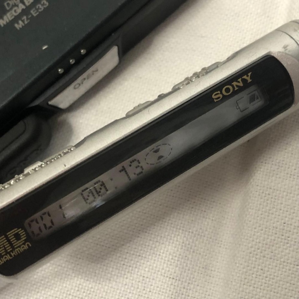 Sony MD Walkman MZ-E33 Battery Powered Operation Confirmed