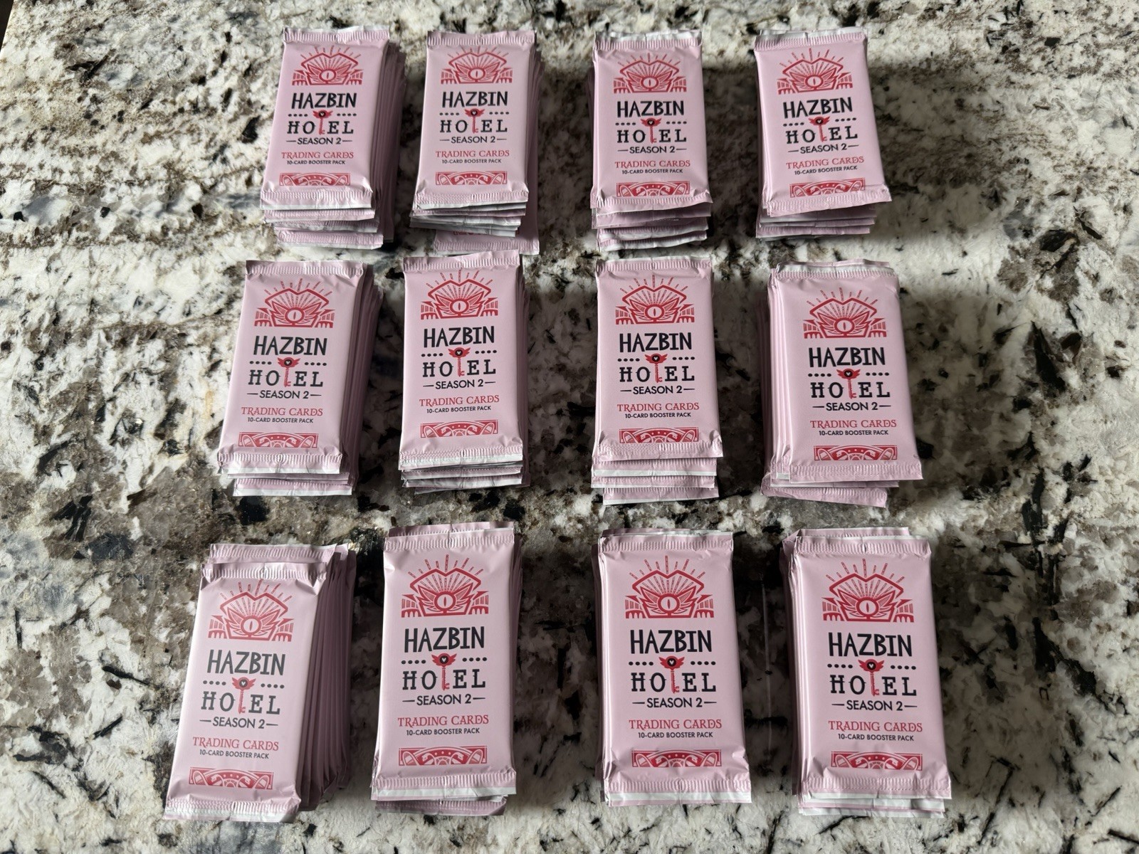 Lot of 120 Hazbin Hotel Season 2 Trading Cards 2nd Edition Booster Pack