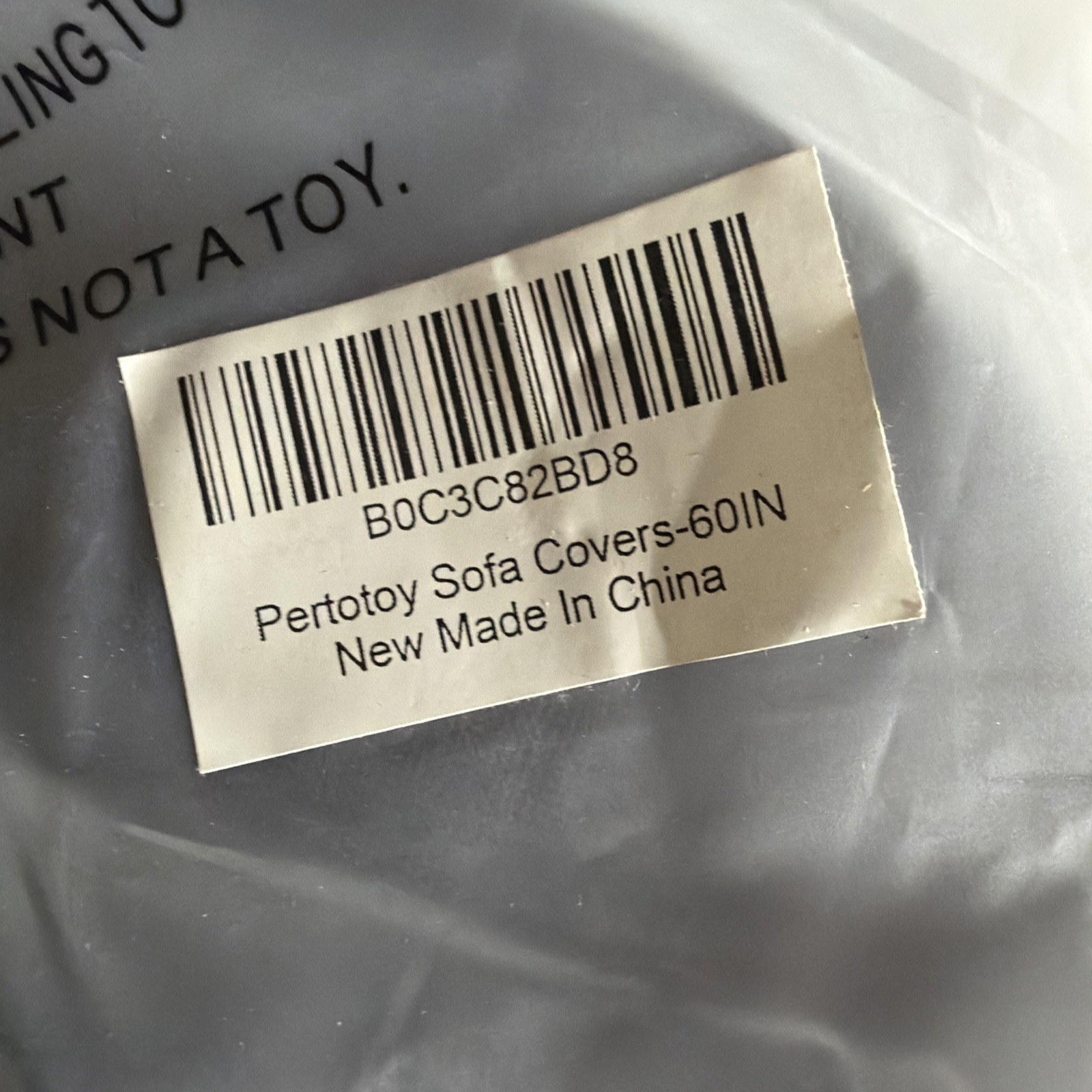 60in Outdoor Couch Cover Waterproof Patio Furniture Covers, 3-Seater Patio Sofa