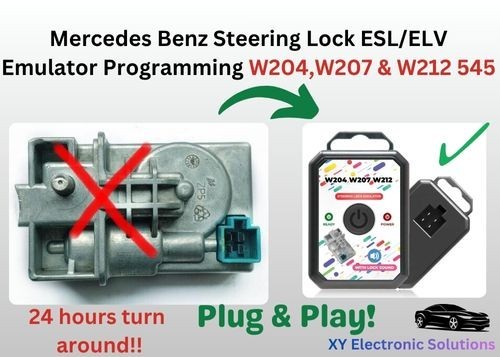 Mercedes Electronic Steering Lock ESL ELV Emulator Programming W204 W207 W212.