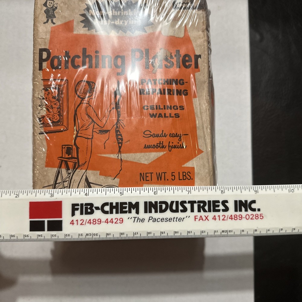 Vintage Bondex Patching Plaster, Home and Hobby Plaster, Patching CE