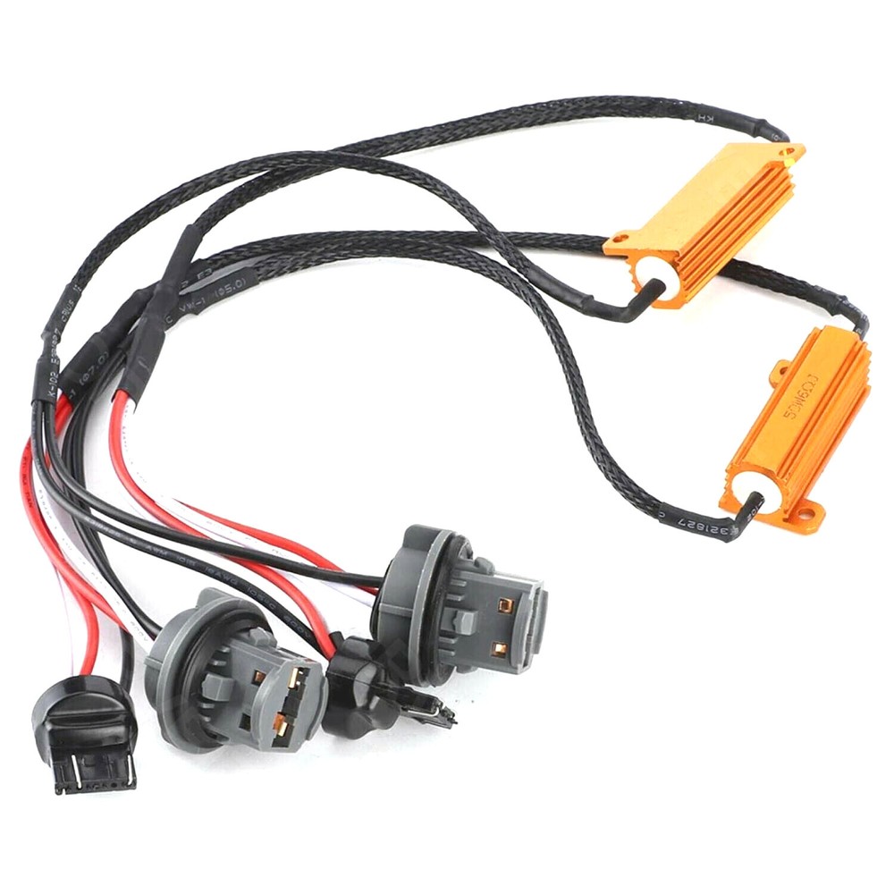 2PC 7440 LED Decoder Load Resistor Canbus Error Canceller Fix Hyper Flash