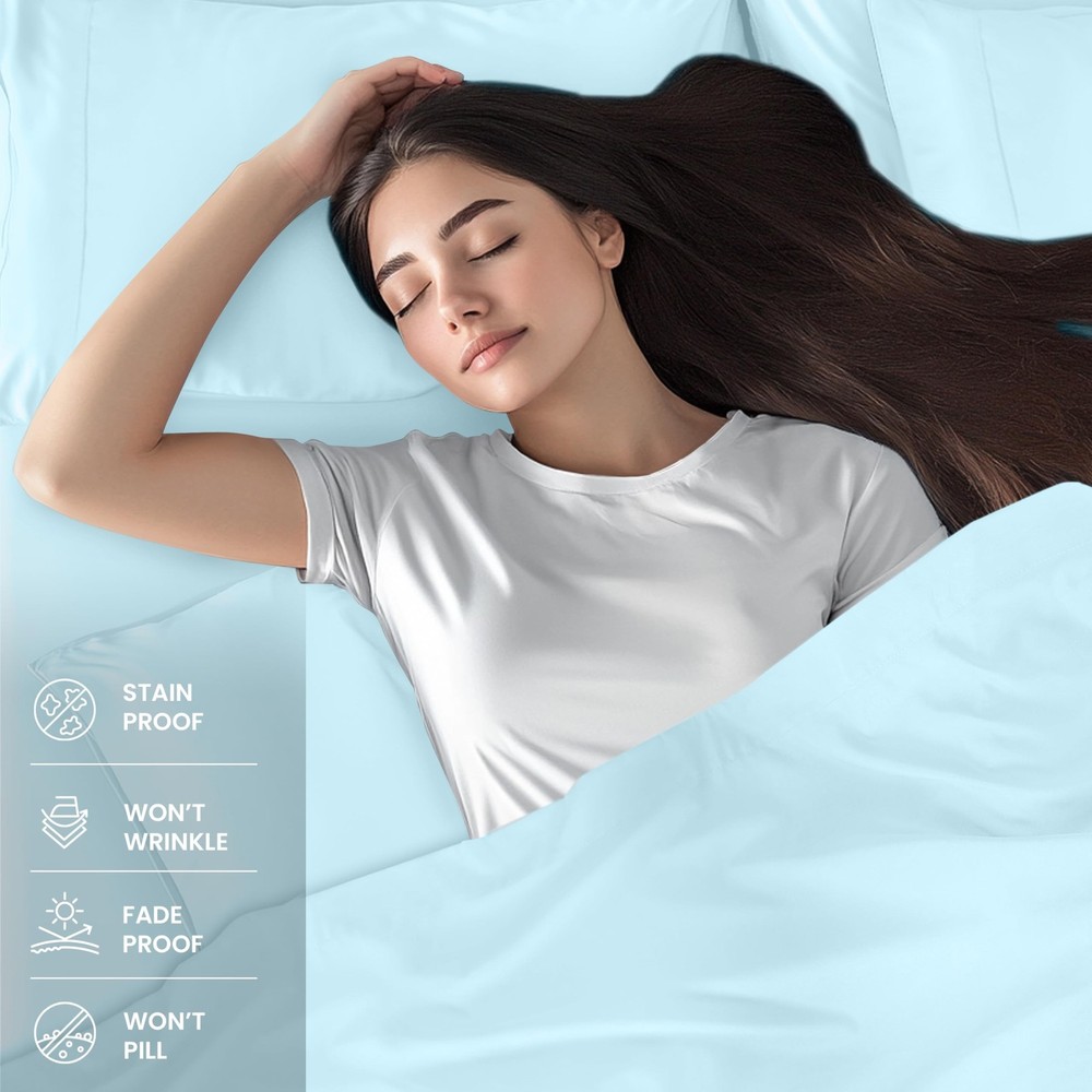 Utopia Bedding King Sheet Set – 4 Piece Bed Sheets for King Size Bed, Soft