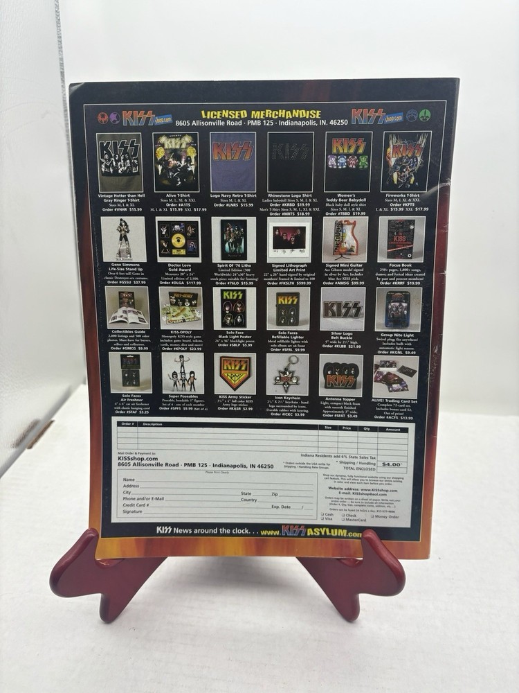 KISS Official Authorized Quarterly Magazine #1 - 1st Issue Collector's Edition