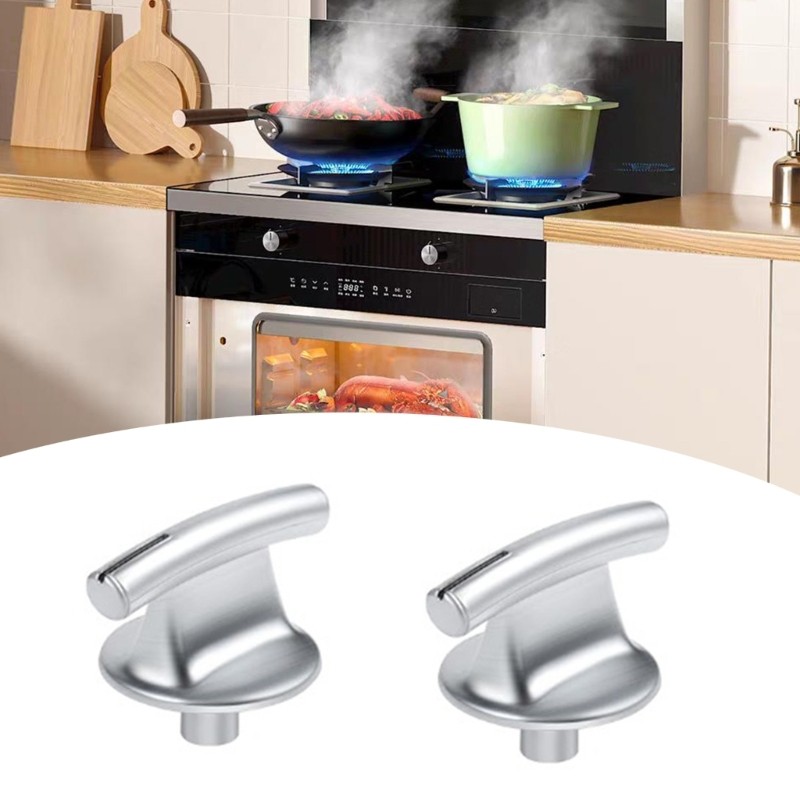 5PCS Control Knob Plastic Texture Smooth Turning Accurate Heat Adjustment