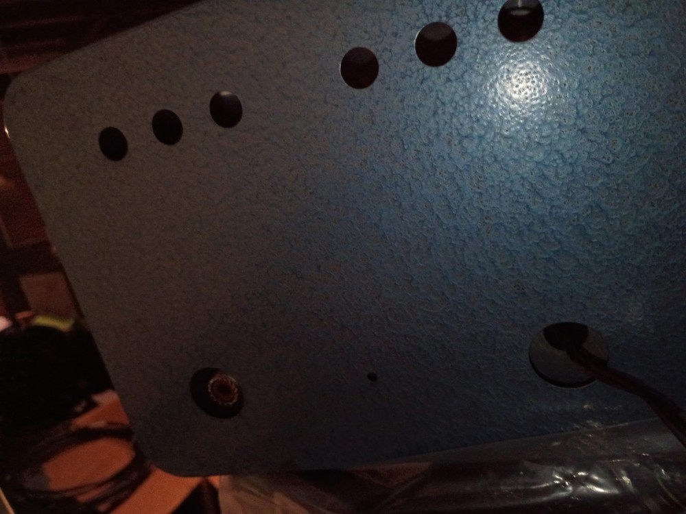 CONAR Model 400 Ham Radio Transmitter Blue Silver Crystal Key Meter