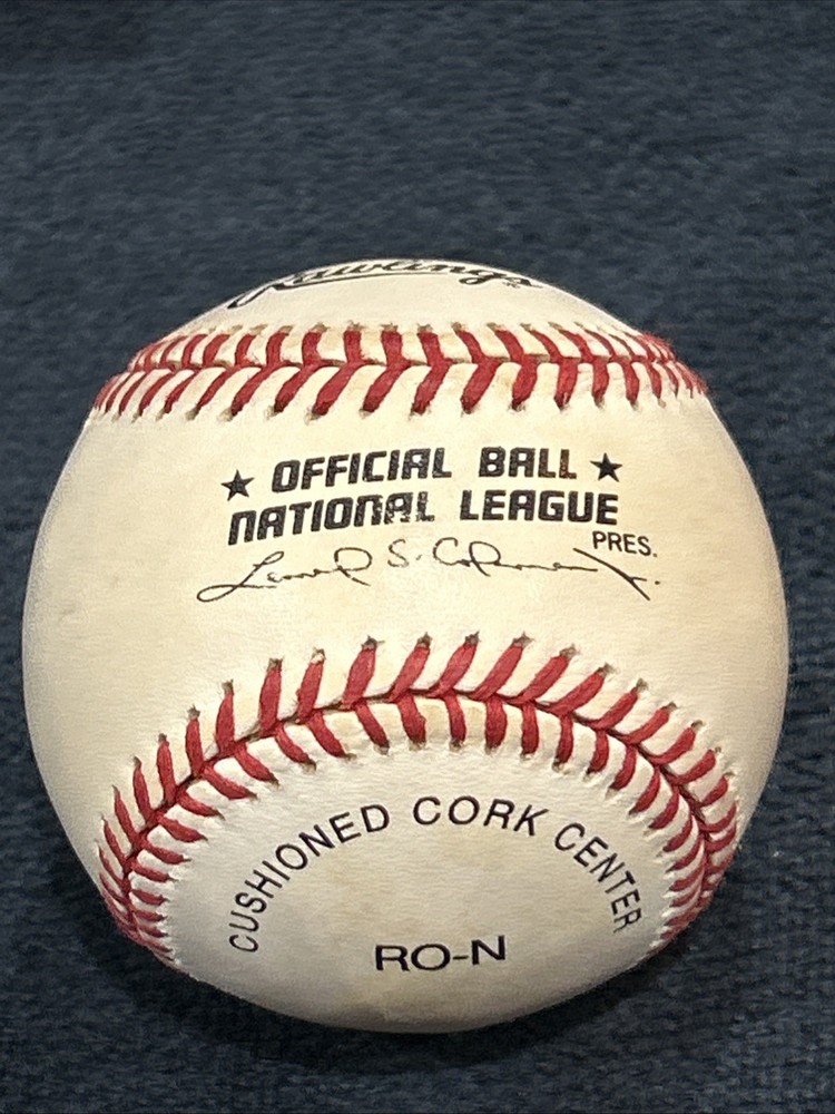 John Demeritt signed baseball autograph ball auto