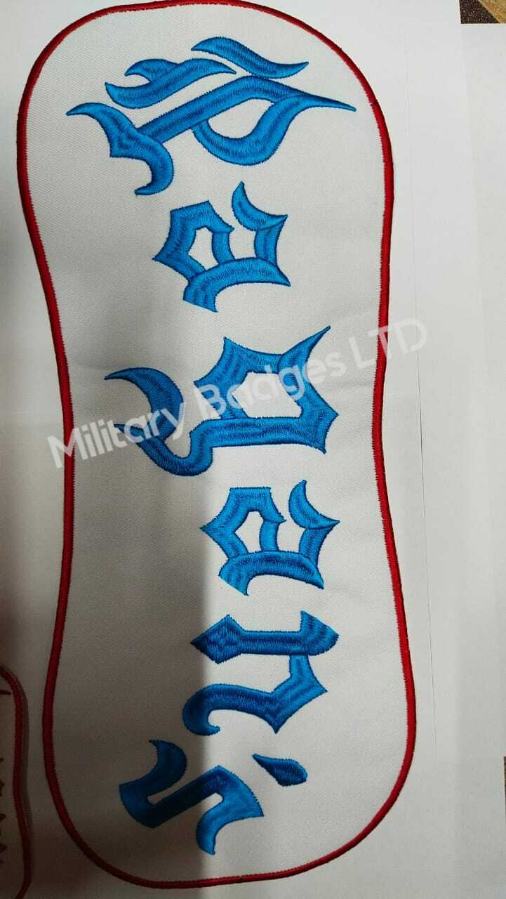 Patches Pagans Motorcycle iron on Biker Rider Vest MC Embroidered Back Jacket