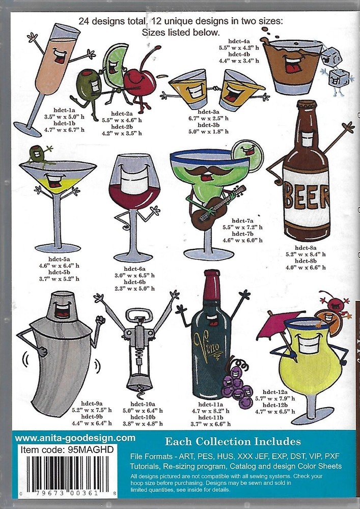 Anita Goodesign Mini Collection - Happy Hour (CD-ROM)