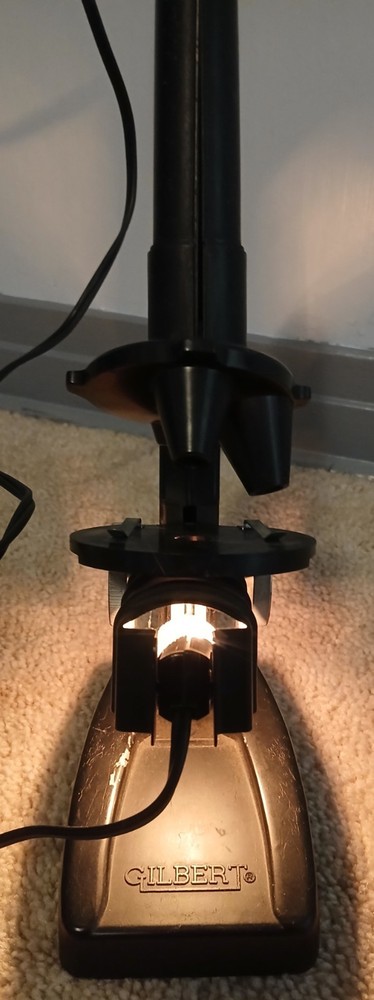 Vintage GILBERT MICROSCOPE AND LAB SET: 1960 Incomplete, Box & Microscope only