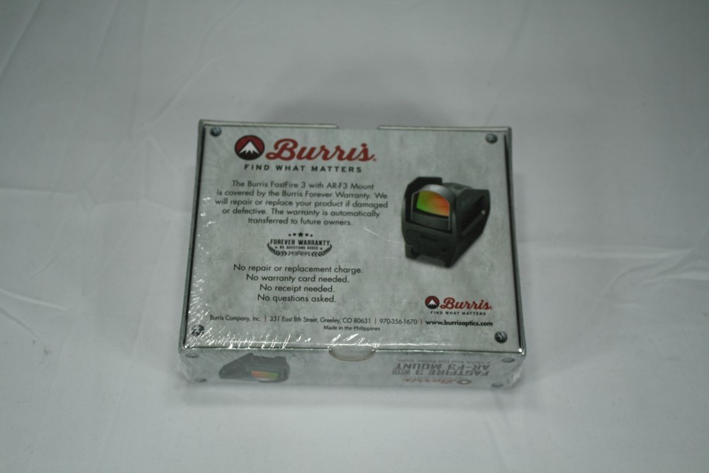 BURRIS 3 MOA RED DOT REFLEX SIGHT (SDM032982)