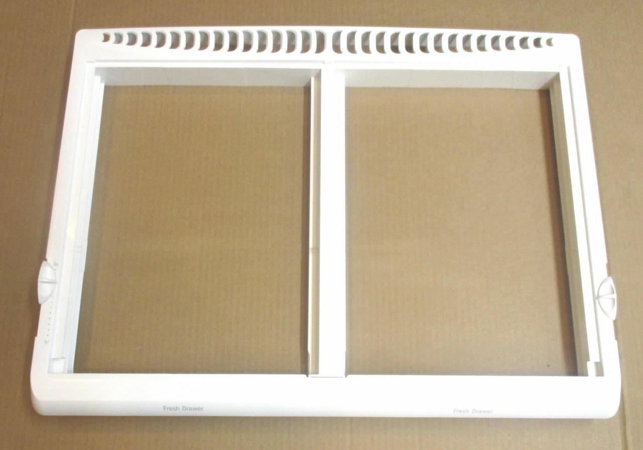 Crisper Drawer Cover Frame Compatible with Frigidaire Refrigerator 240364787