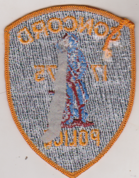 Concord MA Police old non shield shape patch
