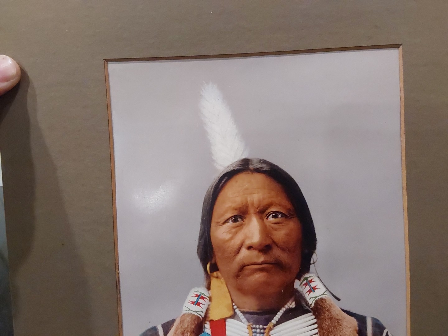 Native American Utes Chief Buckskin Charlie Photochrom Detroit Photographic Co.