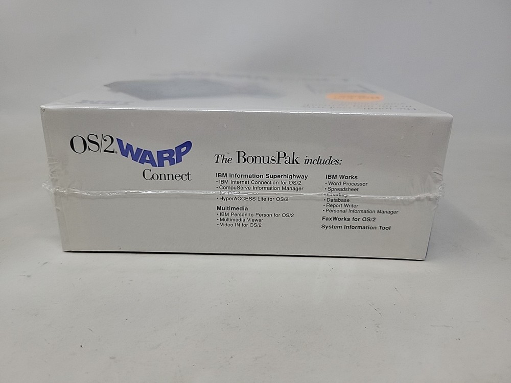 *NEW SEALED* IBM OS/2 Warp Connect Version 3 CD-Rom Vintage Computer Software