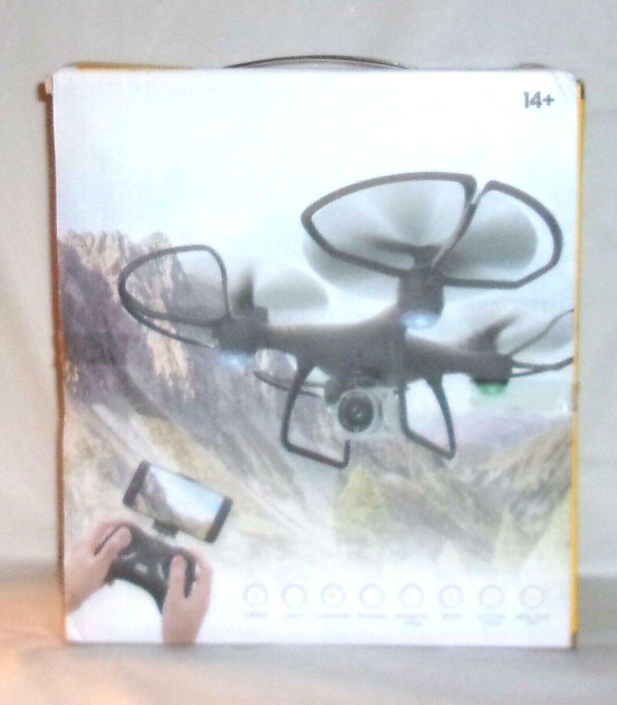 Drone Camera CF921H 2.4G 6-Axis Gyro Control 3d Eversion LED Lights 1 Key-Black