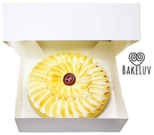 9x9x2.5” Pie Boxes with Window | White 25 Pack | Bakery Boxes cake Boxes Cook...