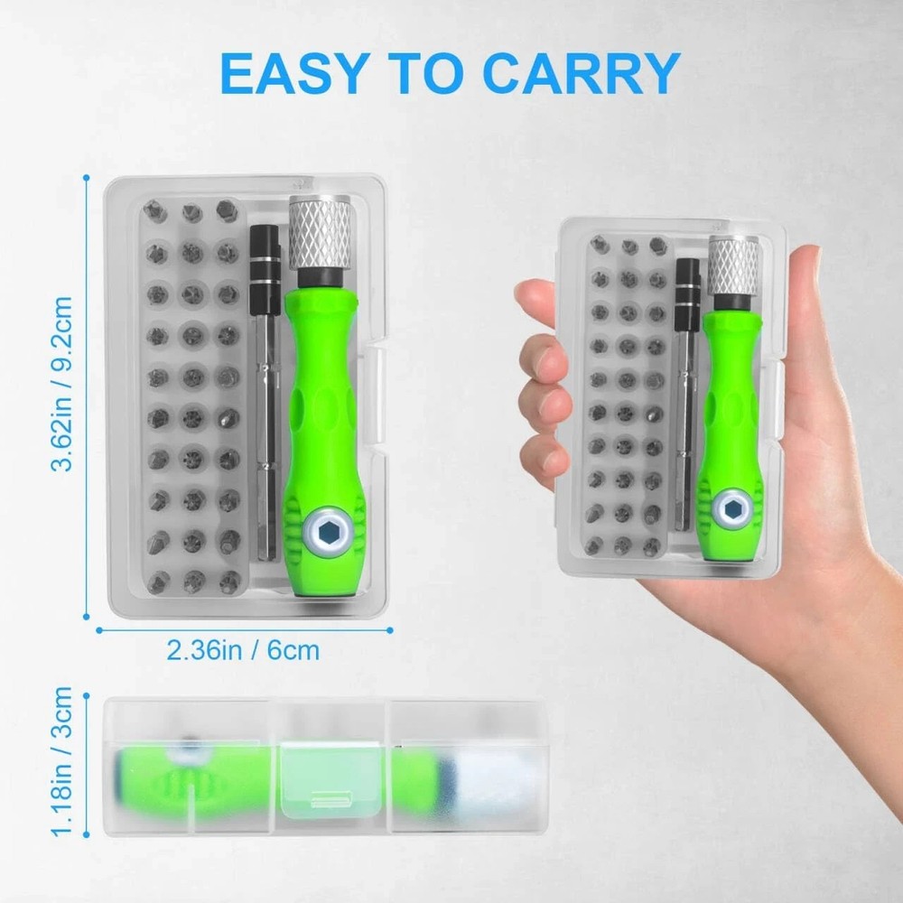 33 in 1 Small Precision Screwdriver Set, Magnetic Mini Screwdriver Set