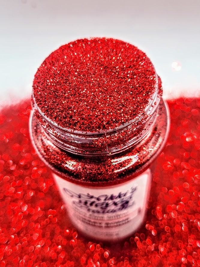 Ultra Fine Red Glitter - Cherry Bomb 3 oz.