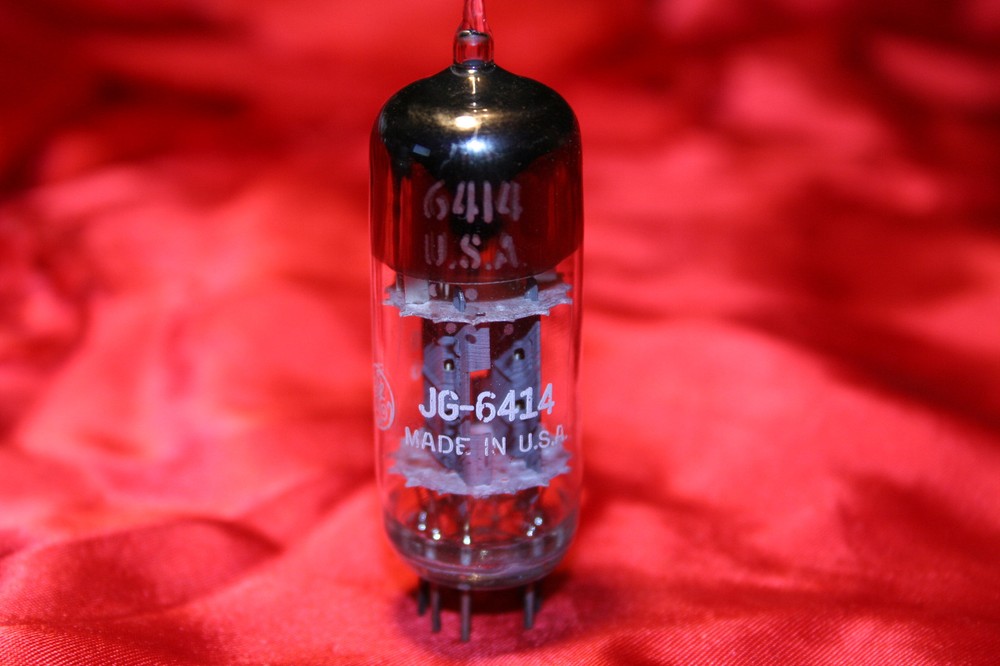 GE 6414 Grey Plate vacuum tubes.