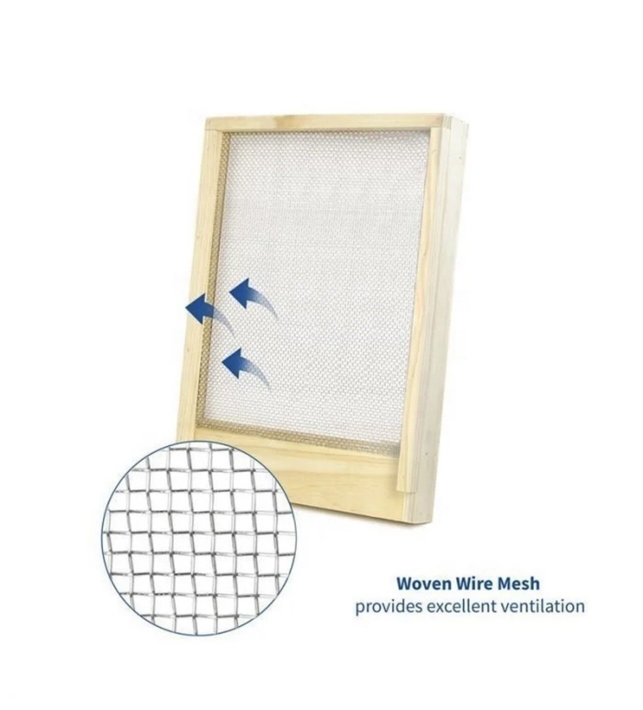 Beehive screened bottom board LANGSTROTH 4 FRAMES NUCS